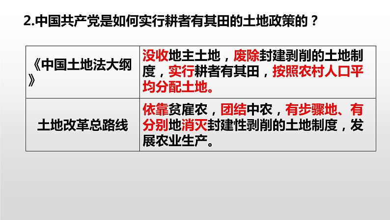 2021-2022学年部编版八年级历史上册 第24课 人民解放战争的胜利课件  （25张PPT）第4页