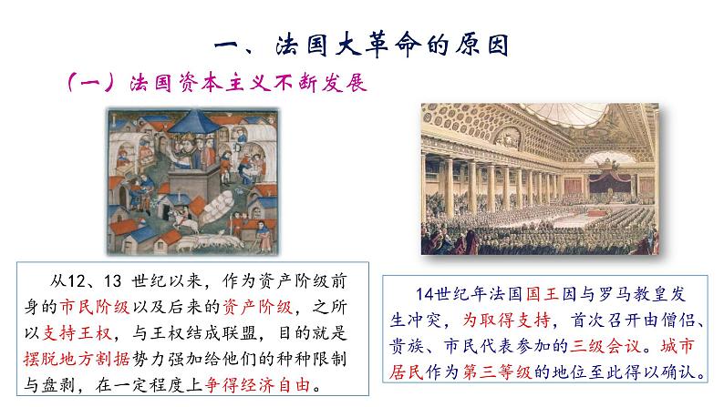 2021-2022学年部编版九年级历史上册 第19课 法国大革命和拿破仑帝国课件 （23张PPT）第4页