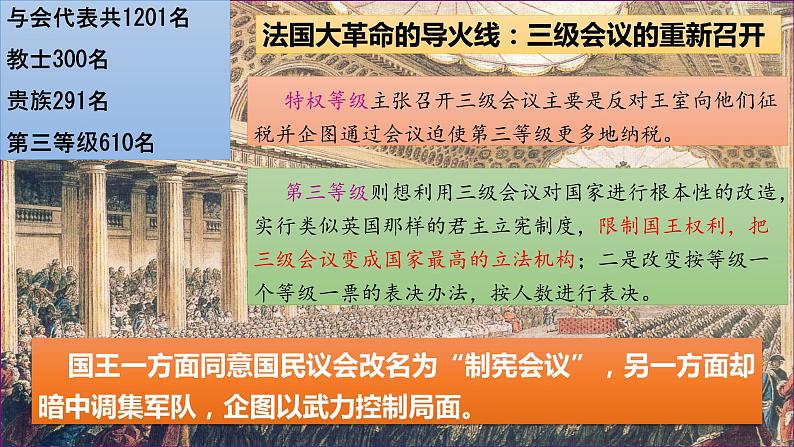 2021-2022学年部编版九年级历史上册 第19课 法国大革命和拿破仑帝国课件 （23张PPT）第8页