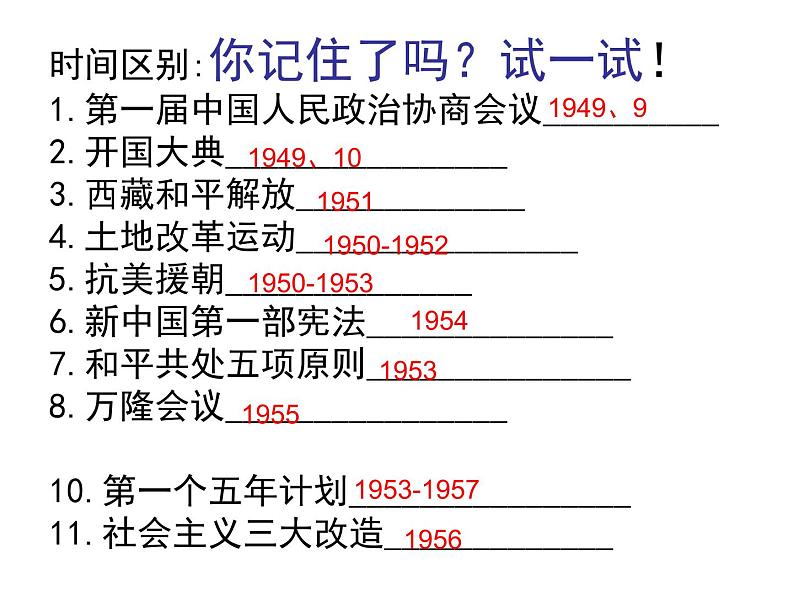 人教部编版八年级下册历史期末全册复习课件第4页