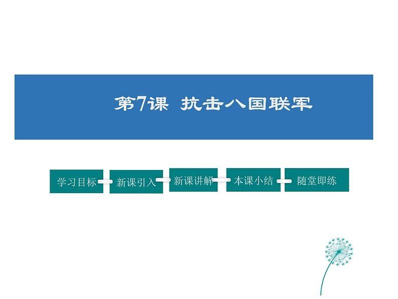 2021-2022学年度人教版八年级历史上册课件 7  八国联军侵华与《辛丑条约》签订第1页