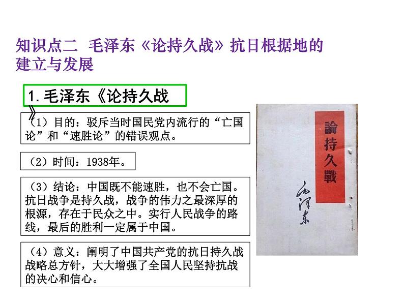 2021-2022学年度人教版八年级历史上册课件 21.敌后战场的抗战第8页