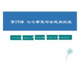 2021-2022学年度人教版八年级历史上册课件 19.七七事变与全民族抗战