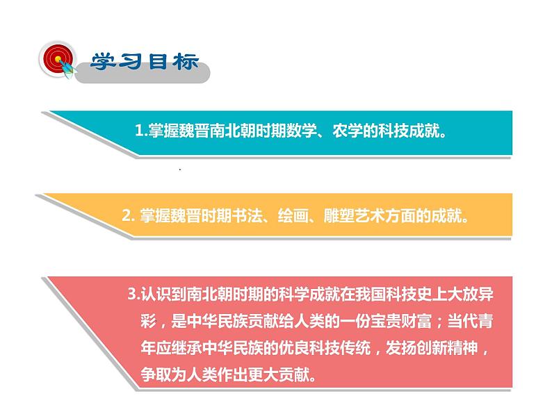 2021-2022学年度人教版七年级历史上册课件 4.20 魏晋南北朝时期的科技文化第2页