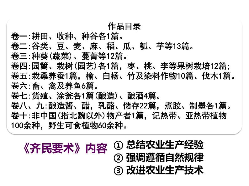 2021-2022学年度人教版七年级历史上册课件 4.20 魏晋南北朝时期的科技文化第7页