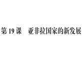 部编版九年级下册历史第19课　亚非拉国家的新发展(课件+教案+习题课件)