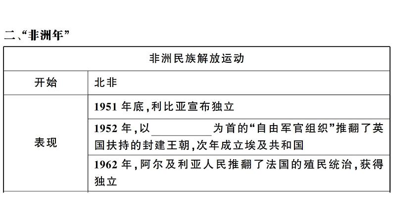 部编版九年级下册历史第19课　亚非拉国家的新发展(课件+教案+习题课件)04