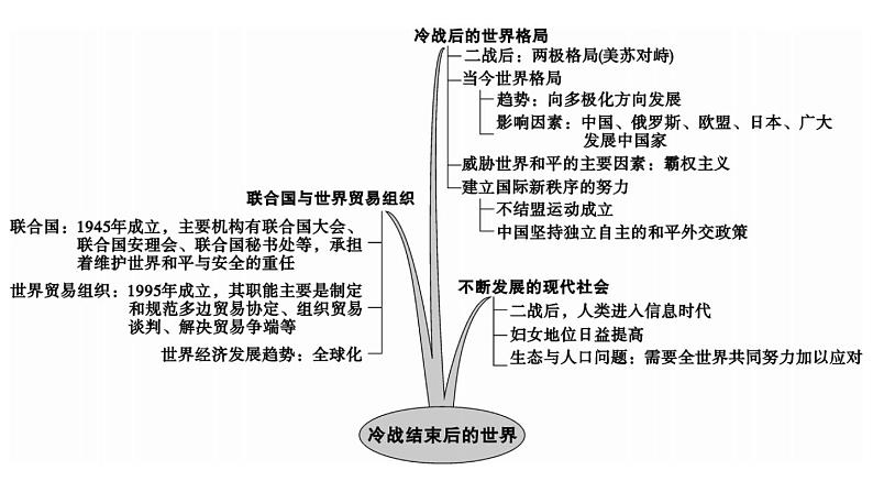 部编版九年级下册历史期末单元复习(习题课件)03