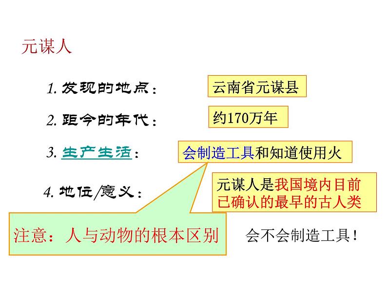 2021-2022学年度人教版七年级历史上册课件  1.1中国早期人类的代表——北京人第8页