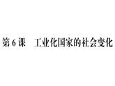 部编版九年级下册历史第6课　工业化国家的社会变化(课件+教案+习题课件)