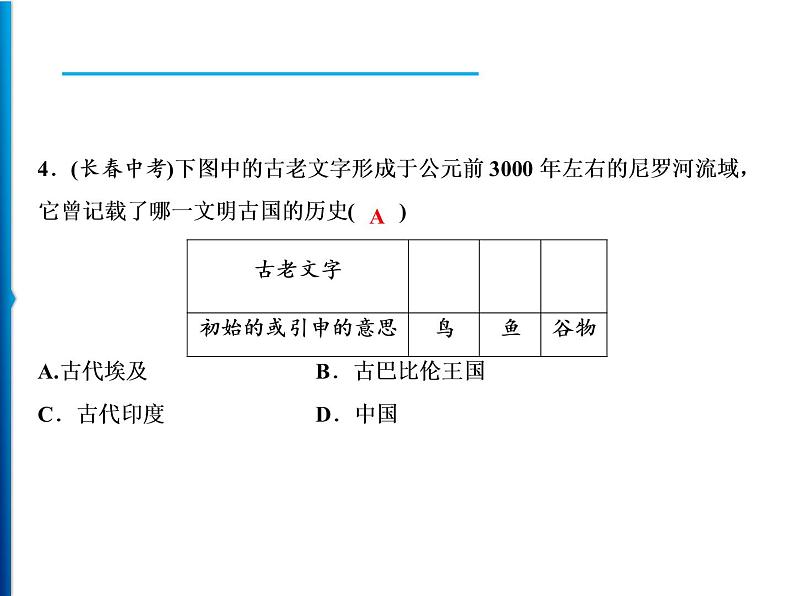 人教部编版历史九年级上册第1单元　提升练习课件第6页