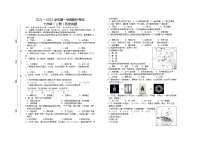 江西省赣州市章贡区2021-2022学年七年级上学期期中考试历史【试卷+答案】