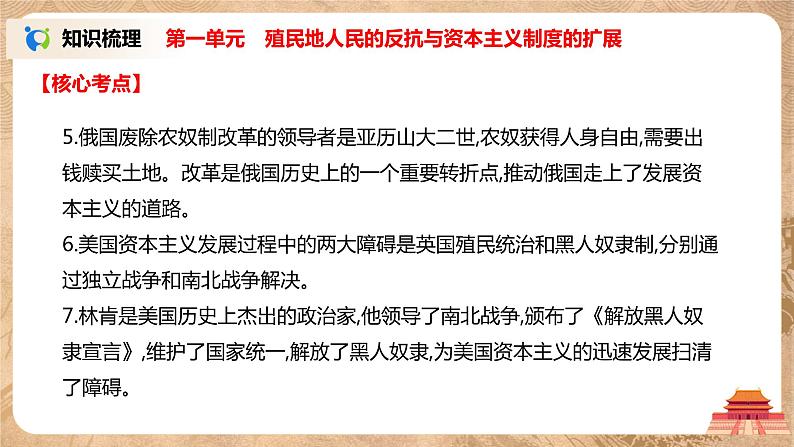 人教版九年级历史下册《综合内容与测试》课件PPT（送教案+练习）06