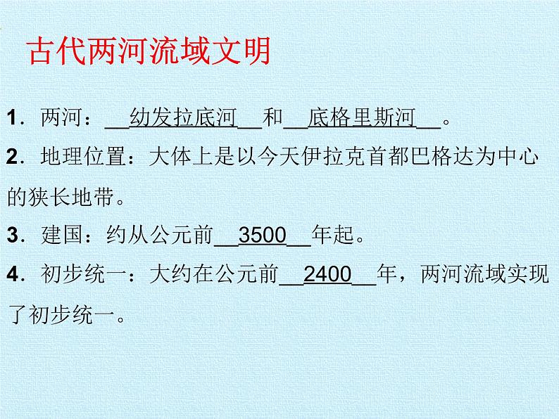 部编版九年级上册 历史 课件 第一单元  古代亚非文明 复习课件04