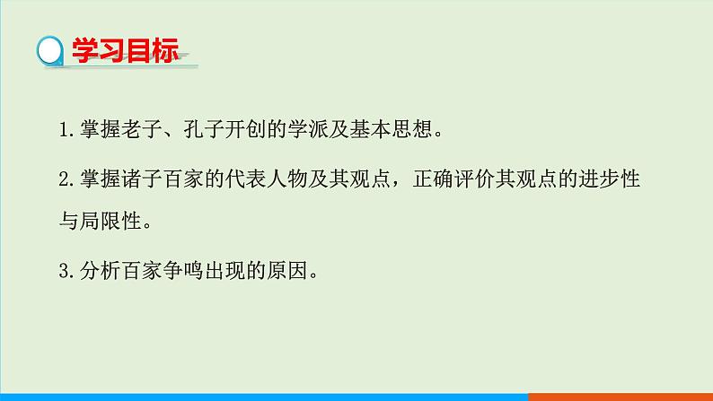 人教部编版历史七年级上册  8《百家争鸣》课件第2页