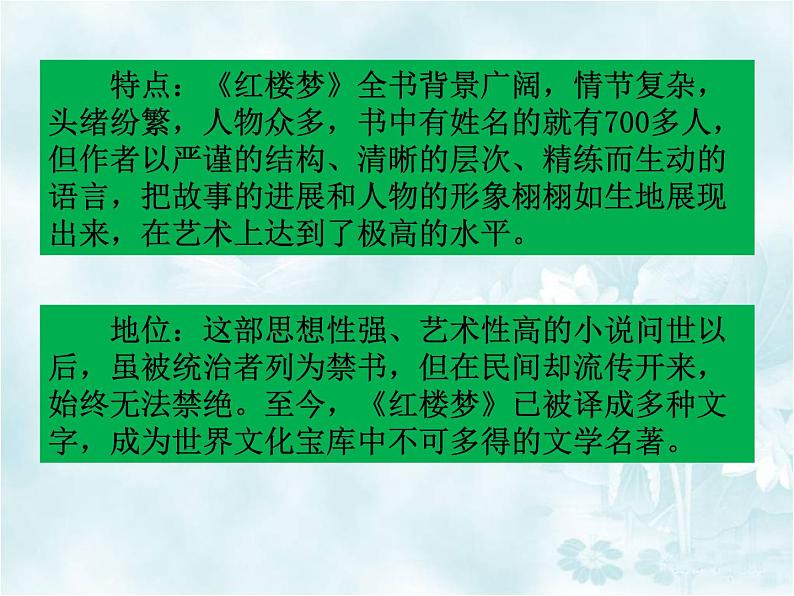 人教版历史七年级下册 第21课 清朝前期的文学艺术 课件 (共25张PPT)第8页