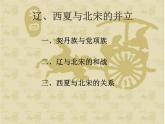 人教部编版七年级历史下册第二单元第7课  辽、西夏与北宋的并立  课件 (共27张PPT)