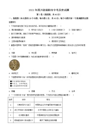 2021年四川省绵阳市中考历史试题（原卷+解析）