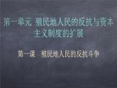 九年级下册第一课殖民地人民的反抗斗争课件PPT