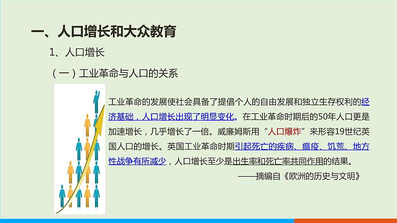 人教部编版历史 九年级下册  第6课 工业化国家的社会变化课件PPT04