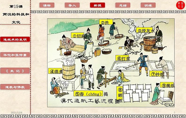 3.15两汉的科技和文化课件2021-2022学年部编版历史七年级上册第三单元第7页