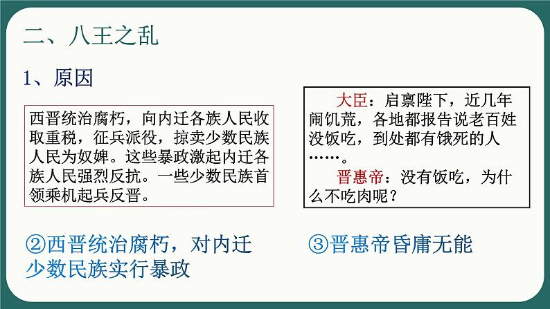 4.17西晋的短暂统一和北方各族的内迁课件   2021-2022学年部编版七年级历史上册(1)07