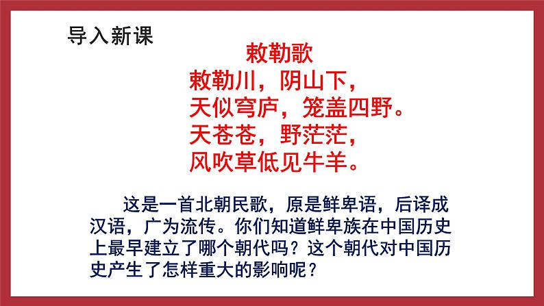 第19课北魏政治和北方民族大交融23张PPT课件2021--2022学年部编版七年级历史上册第四单元第1页