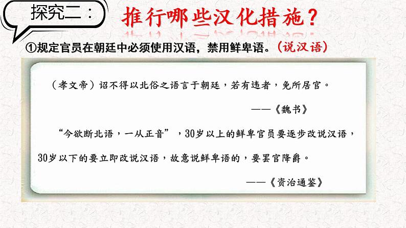 4.19 北魏政治和北方民族大交融 课件  2020—2021学年部编版历史七年级上册08