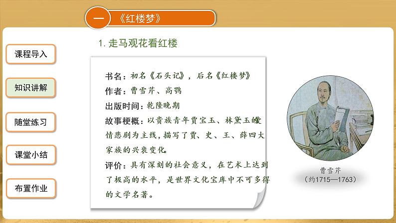 【教学课件】清朝前期的文学艺术精品课件第4页