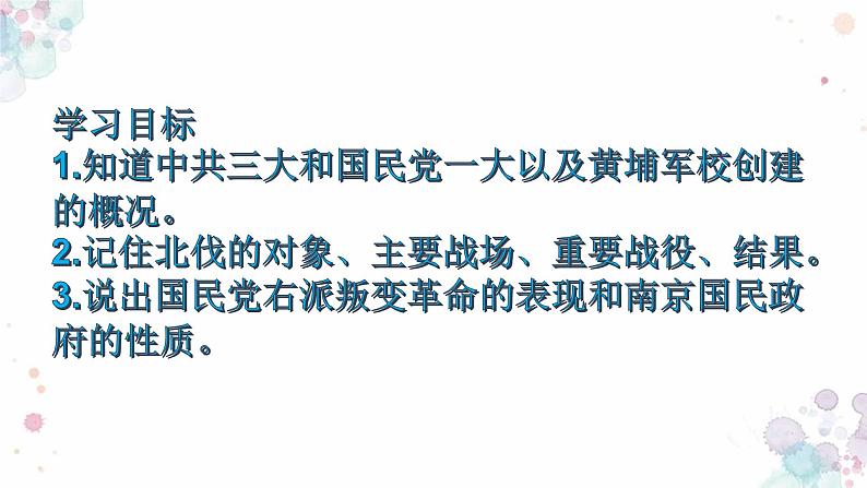 第15课  国共合作与北伐战争 课件 初中历史人教部编版八年级上册（2021年）第3页