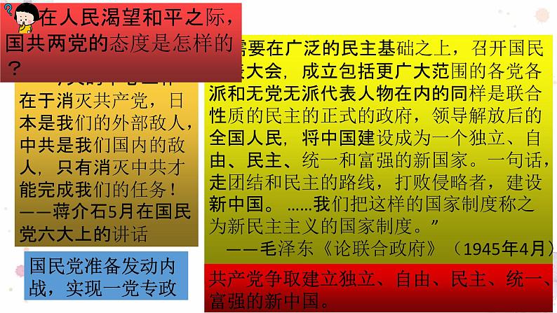 第23课 内战爆发 课件 初中历史人教部编版八年级上册（2021年）05