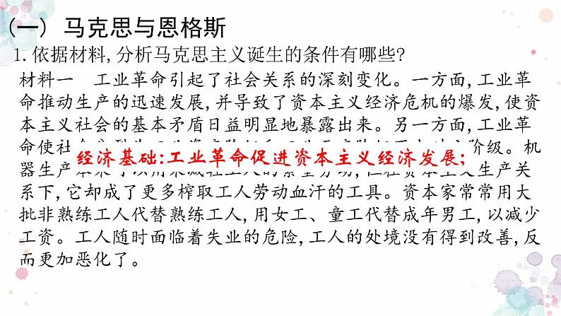 第21课  马克思主义的诞生和国际共产主义运动的兴起 课件 初中历史人教部编版九年级上册（2021年）第4页