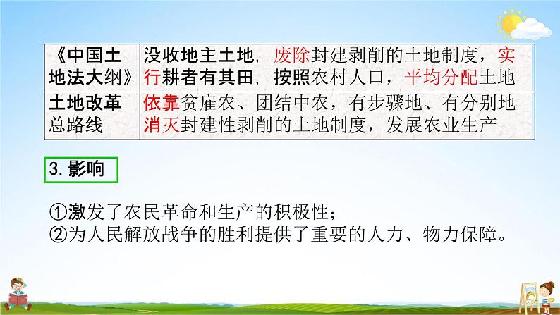 人教部编版八年级历史上册《24 人民解放战争的胜利》教学课件PPT初二优秀公开课第5页