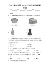 四川省泸州市龙马潭区2020-2021学年七年级上学期期末历史试题（word版 含答案）