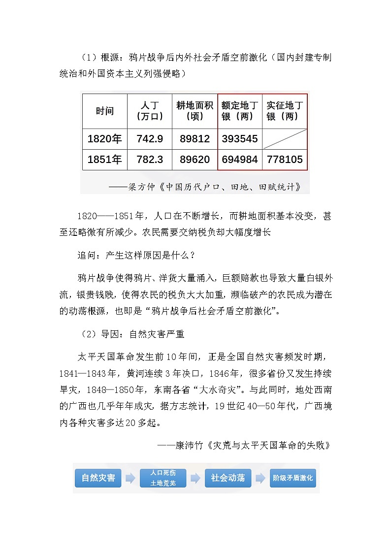 第3课 太平天国运动教学设计第3页