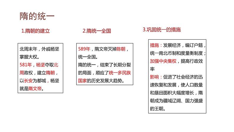 第1课 隋朝的统一与灭亡 课件+同步测试-2021-2022学年部编版历史七年级下册06