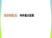 中考历史二轮复习知识专题5中外重大改革优质课件PPT