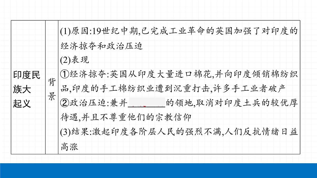 2022届初中历史一轮复习 第二十九单元　殖民地人民的反抗与资本主义制度的扩展 课件第8页