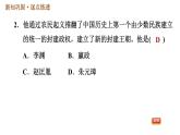 人教版七年级下册历史 第3单元 第14课　明朝的统治 习题课件