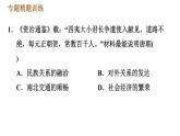 人教版七年级下册历史 期末复习提升 专题训练 专题三　唐、宋、元、清的民族关系 习题课件