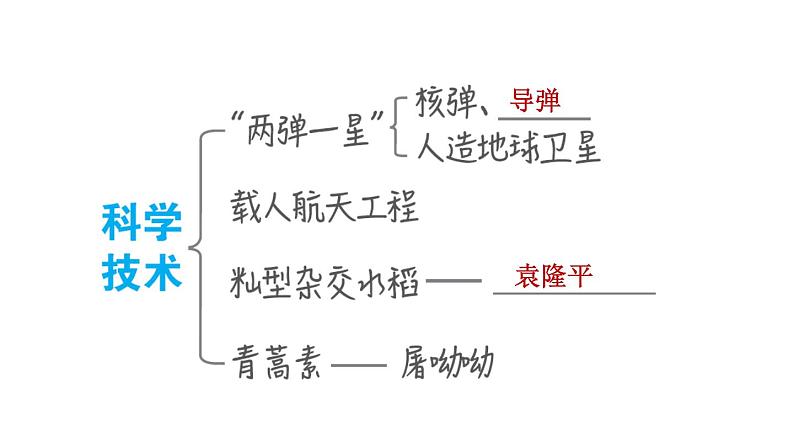 人教版八年级下册历史 第6单元 第六单元复习训练 习题课件第6页