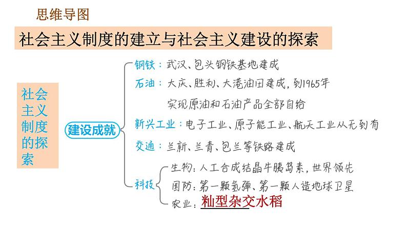 人教版八年级下册历史 第2单元 巩固强化复习 习题课件第6页