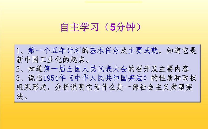 最新统编版历史八年级下册 第4课新中国工业化的起步和人民代表大会制度的确立课件（共计24张PPT）第4页