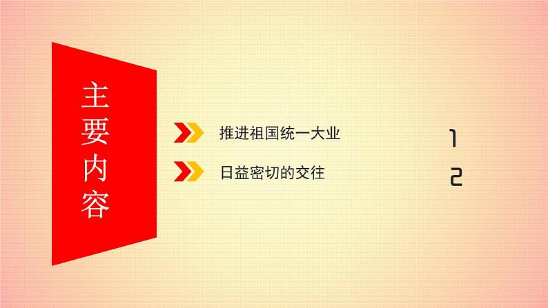 最新统编版历史八年级下册 第14课 海峡两岸的交往（25张）课件PPT第3页