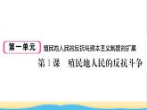 九年级历史下册第一单元殖民地人民的反抗与资本主义制度的扩展第1课殖民地人民的反抗斗争作业课件新人教版