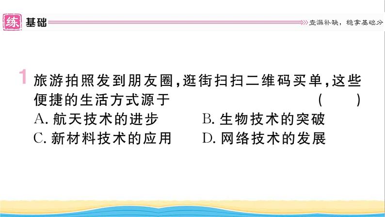 九年级历史下册第六单元走向和平发展的世界第22课不断发展的现代社会作业课件新人教版02