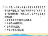 九年级历史下册第六单元走向和平发展的世界第22课不断发展的现代社会作业课件新人教版
