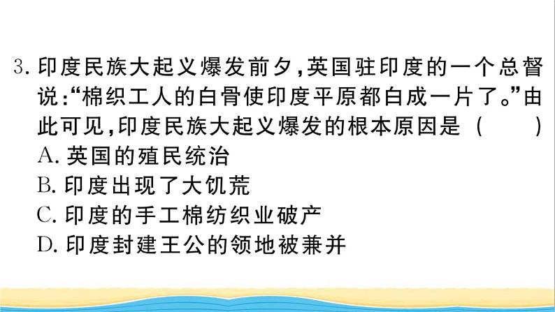 九年级历史下册第一单元殖民地人民的反抗与资本主义制度的扩展第1课殖民地人民的反抗斗争作业课件新人教版第5页