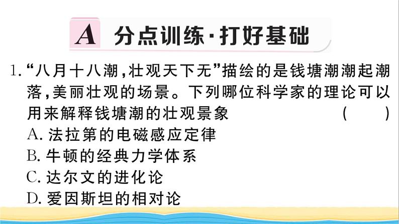 九年级历史下册第二单元第二次工业革命和近代科学文化第7课近代科学与文化作业课件新人教版第2页