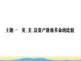九年级历史上册第六单元资本主义制度的初步确立单元小结作业课件新人教版